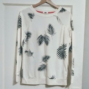 Palm print sweatshirt